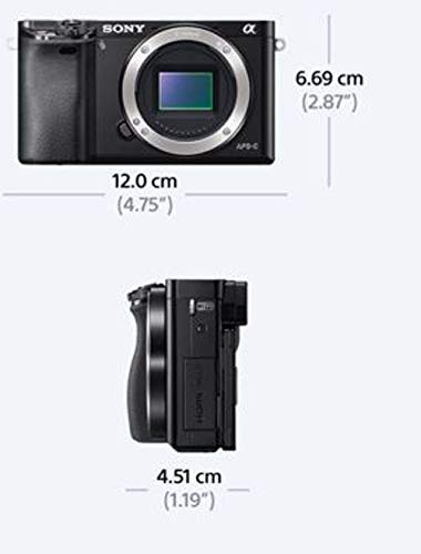 Sony Alpha a6000 Mirrorless Digital Camera with 16-50 mm Lens, 24 MP (White)