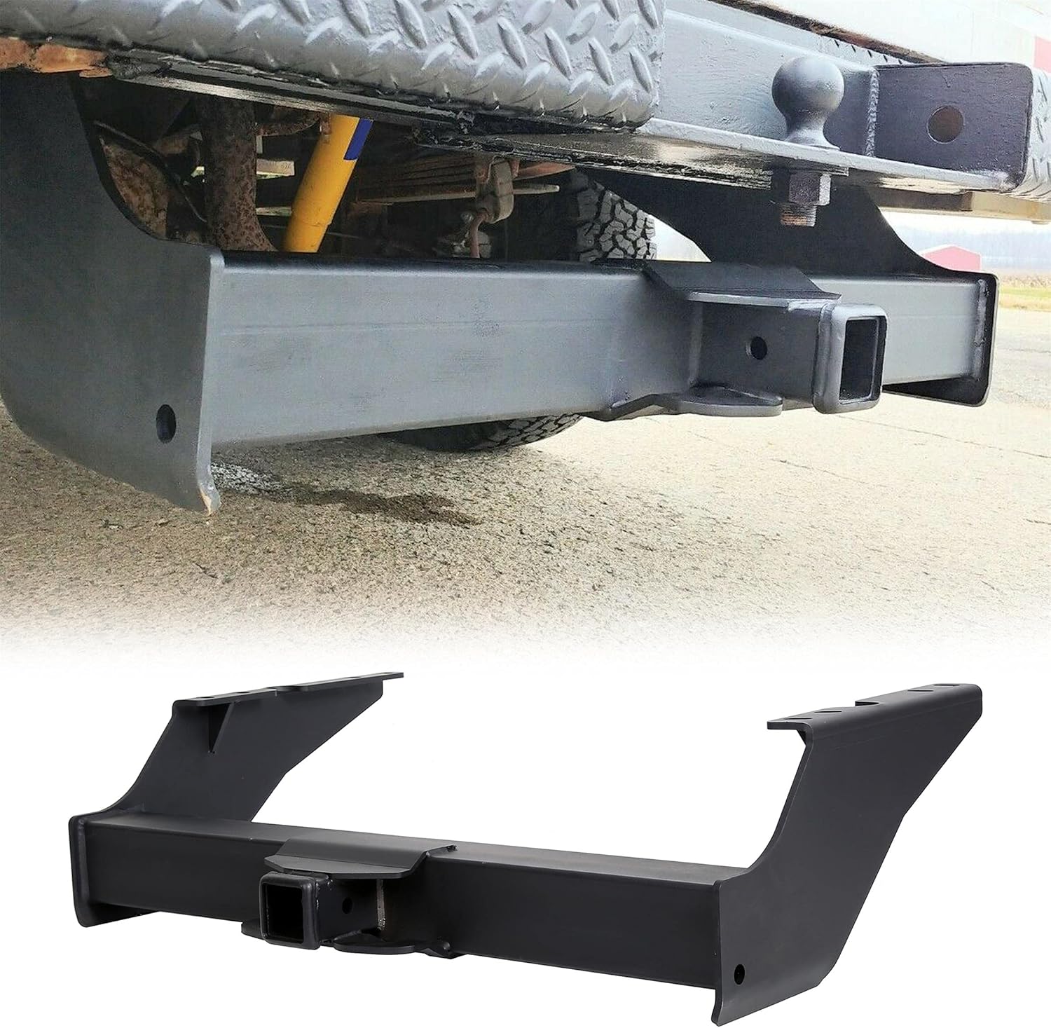 HECASA New Class 5 Trailer Receiver Hitch V Class Compatible with Ford F-250 F-350 F-450 Super Duty Replace for Part Number 15410