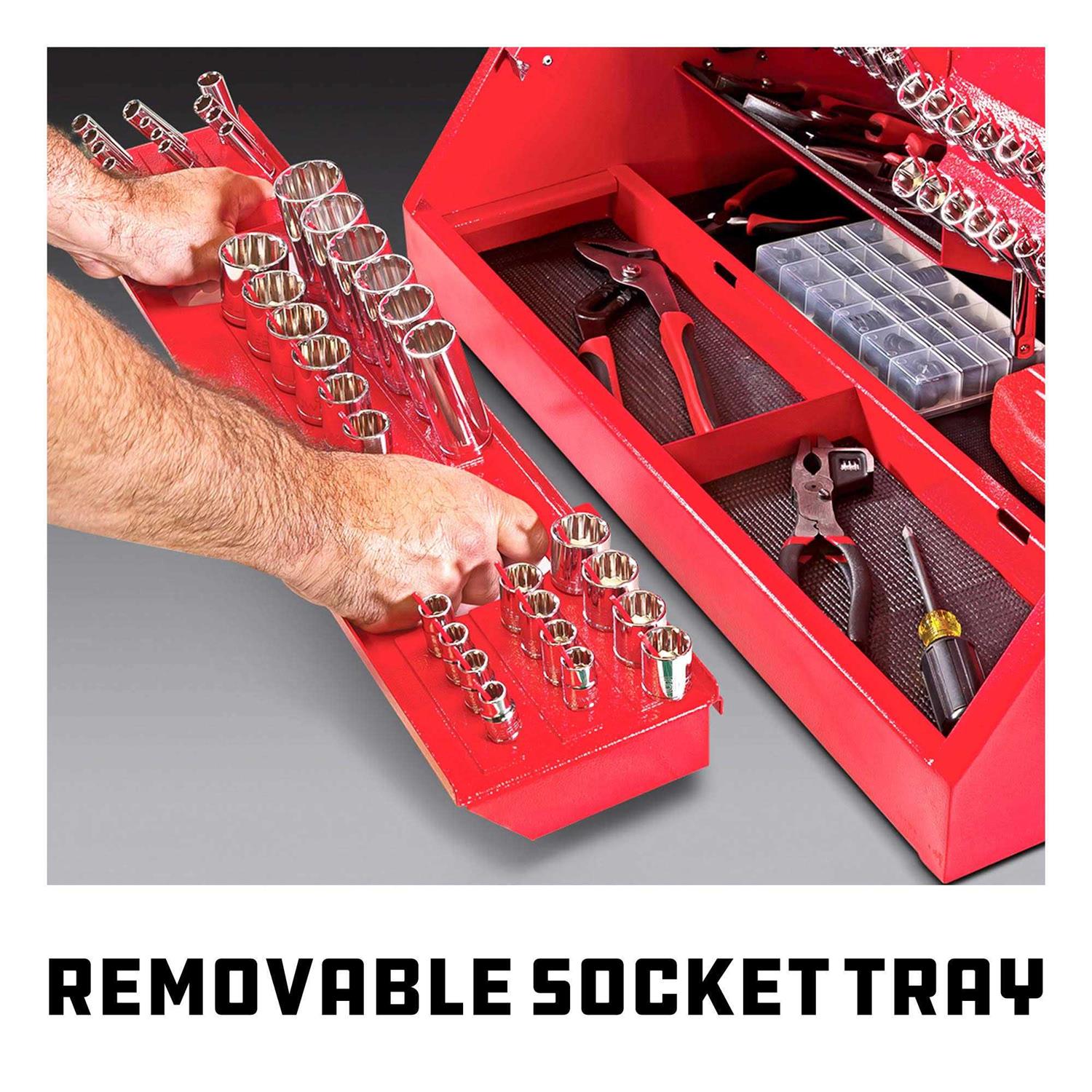 Powerbuilt 26 Inch Rapid Box Portable Slant Front Toolbox - Shop Hardware Tools Online Store