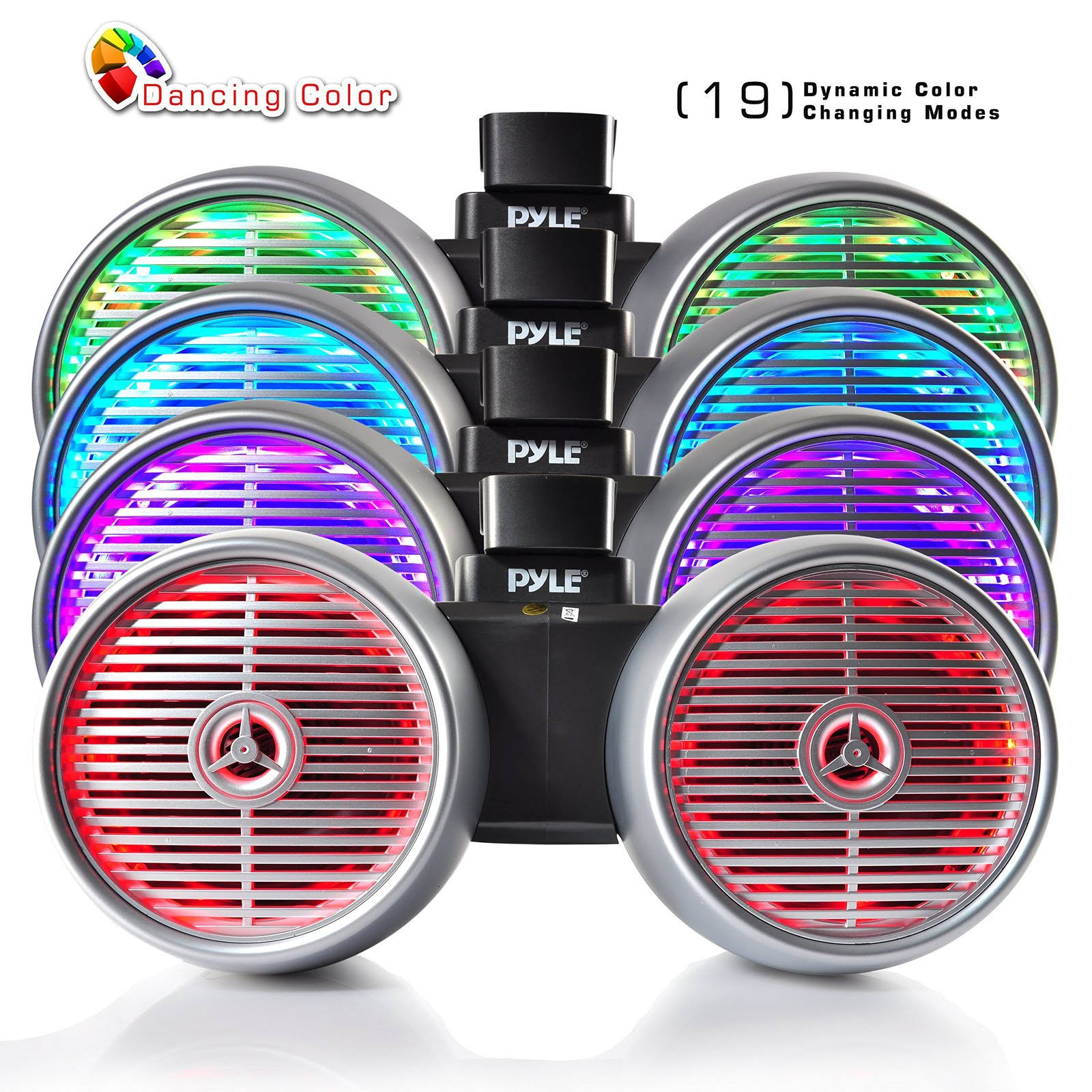 Pyle Dual Marine Tower Speakers, Wakeboard Water Resistant Sound System PLMRWB652LES