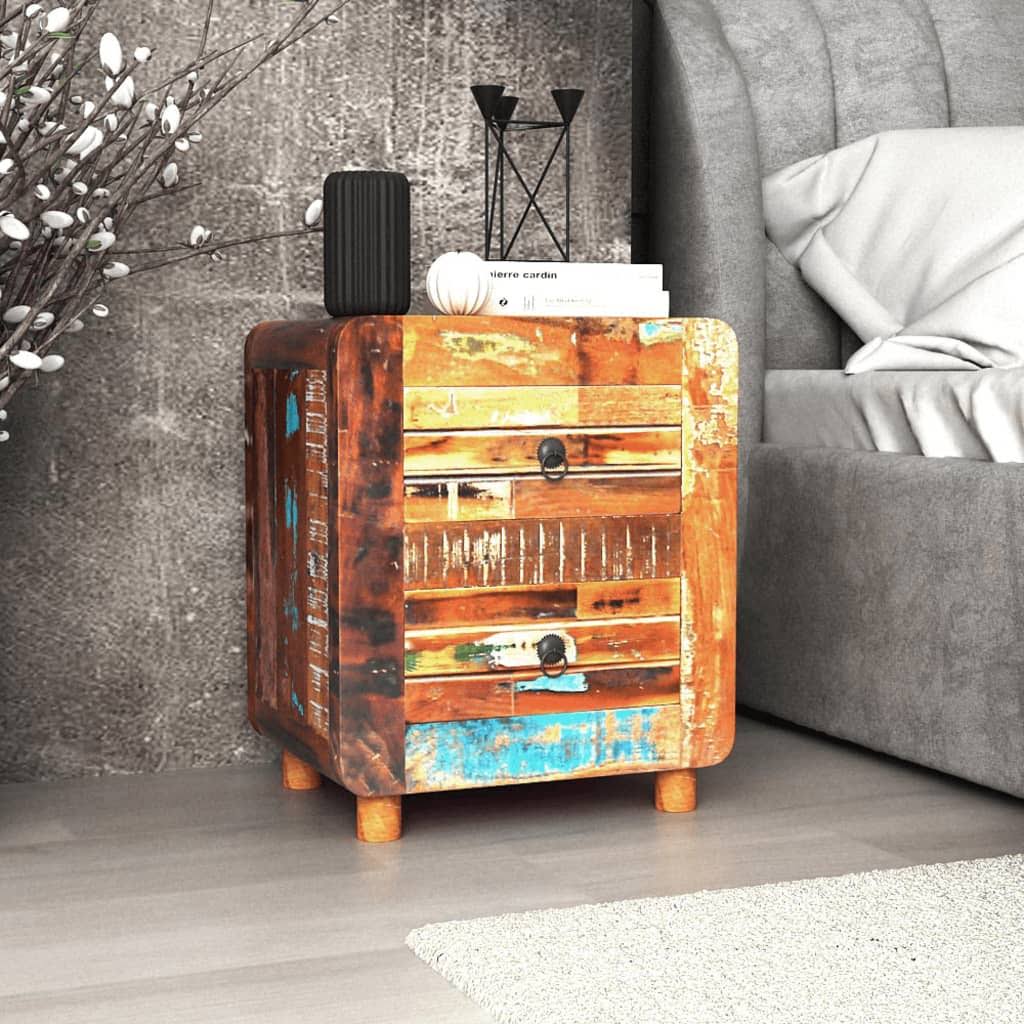 vidaXL Night Cabinet Solid Reclaimed Wood 16.9x22x13x22x20x22