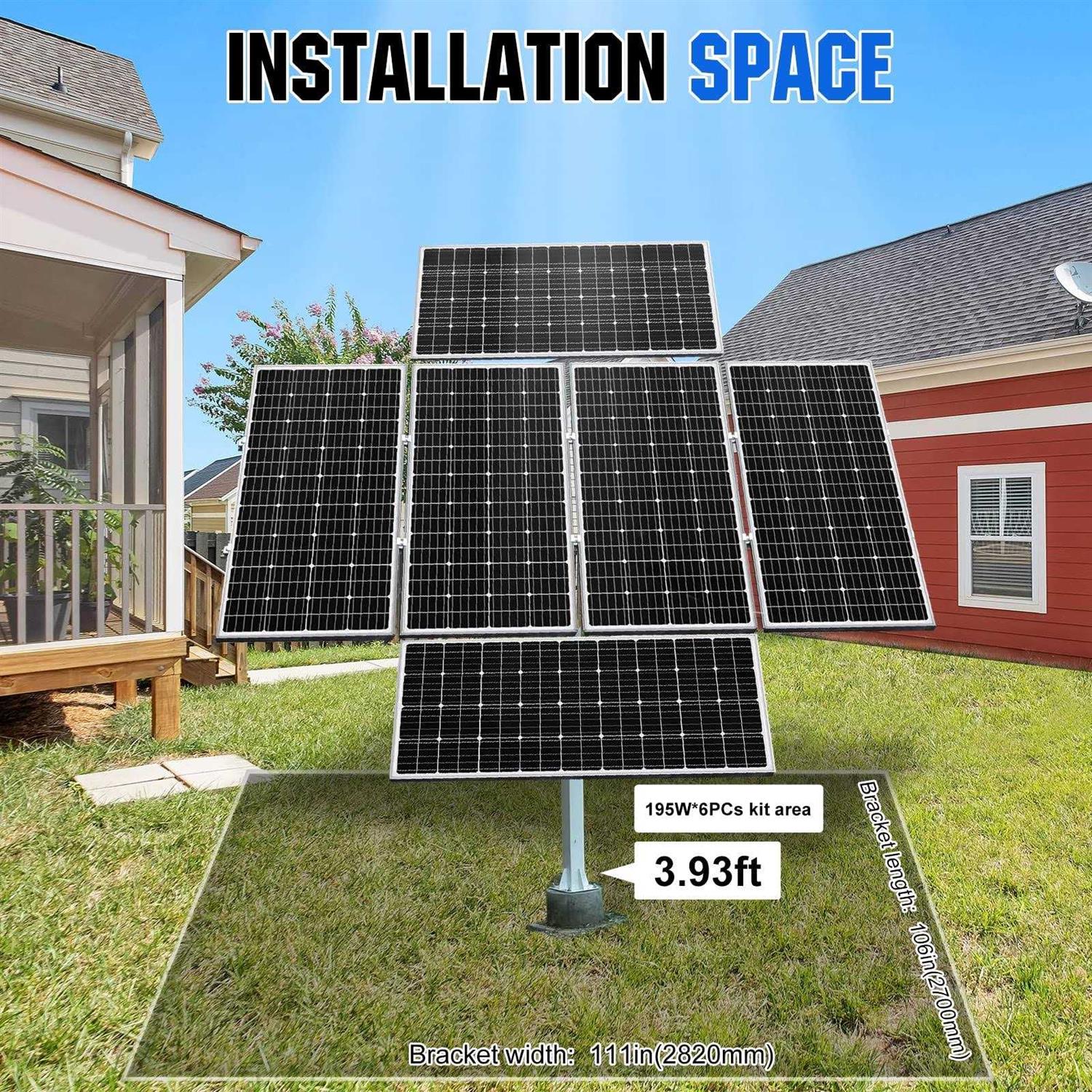 ECO-WORTHY Solar Panel Dual Axis Tracking System with Tracker Controller - Shop Hardware Tools Online Store