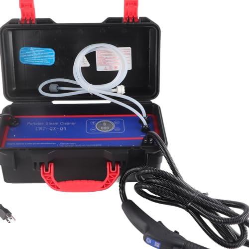 High Pressure Steam Cleaner, 4ft Water Inlet Hose Commercial Grade Standard ABS and Stainless Steel High Power Steam Cleaner Machine for Kitchens