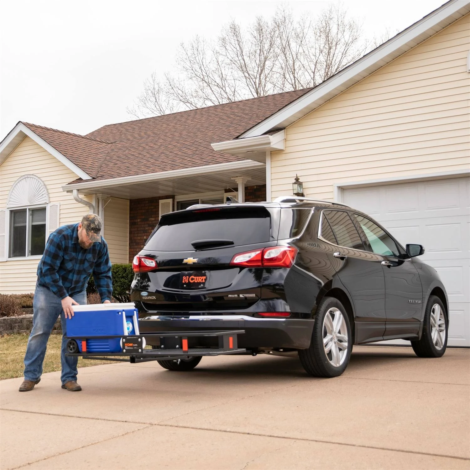 Curt 18151 Basket Style Cargo Carrier