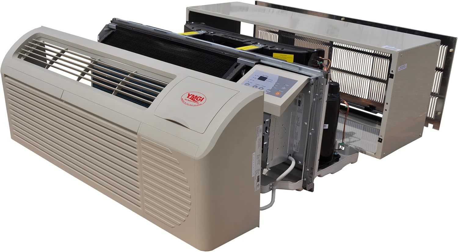 PTAC Packaged Terminal Air Conditioner 15000 Btu 265v with 5 kw auxilary heater