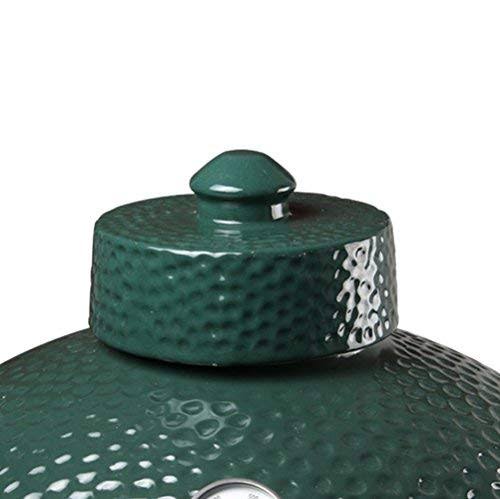 Dracarys Grill Chimney Top Vent Cap Ceramic Damper Top Big Green Egg Accessories, Big Green Egg Parts Replacement for Medium,Lar