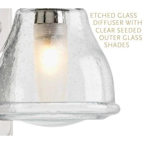 Progress Lighting P2811-15WB Academy Polished Chrome Bath Vanity Light