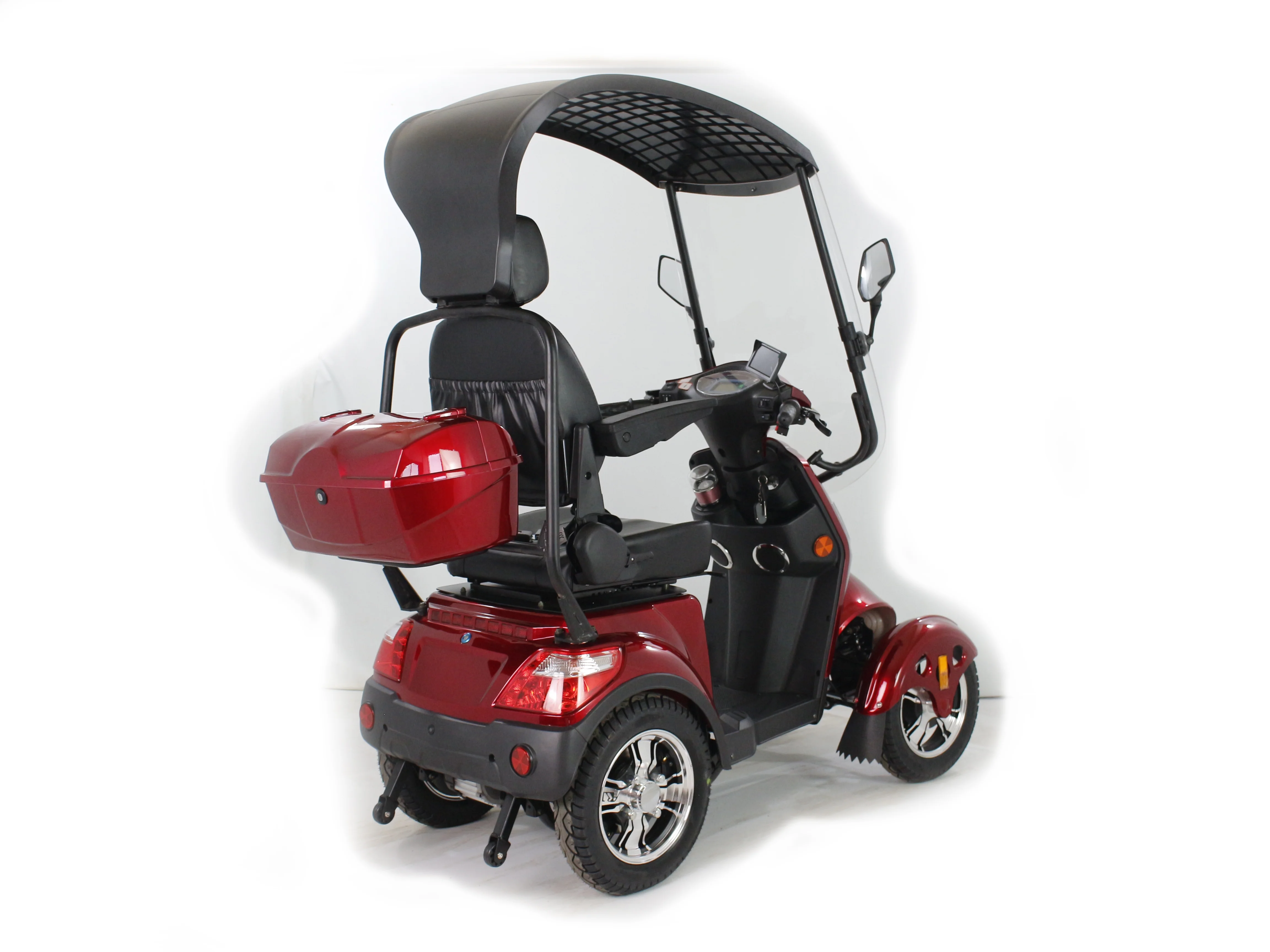 4 Wheels Electric Mobility Senior Inside and Outside Strong Stable Scooter - Curated Treasures Market
