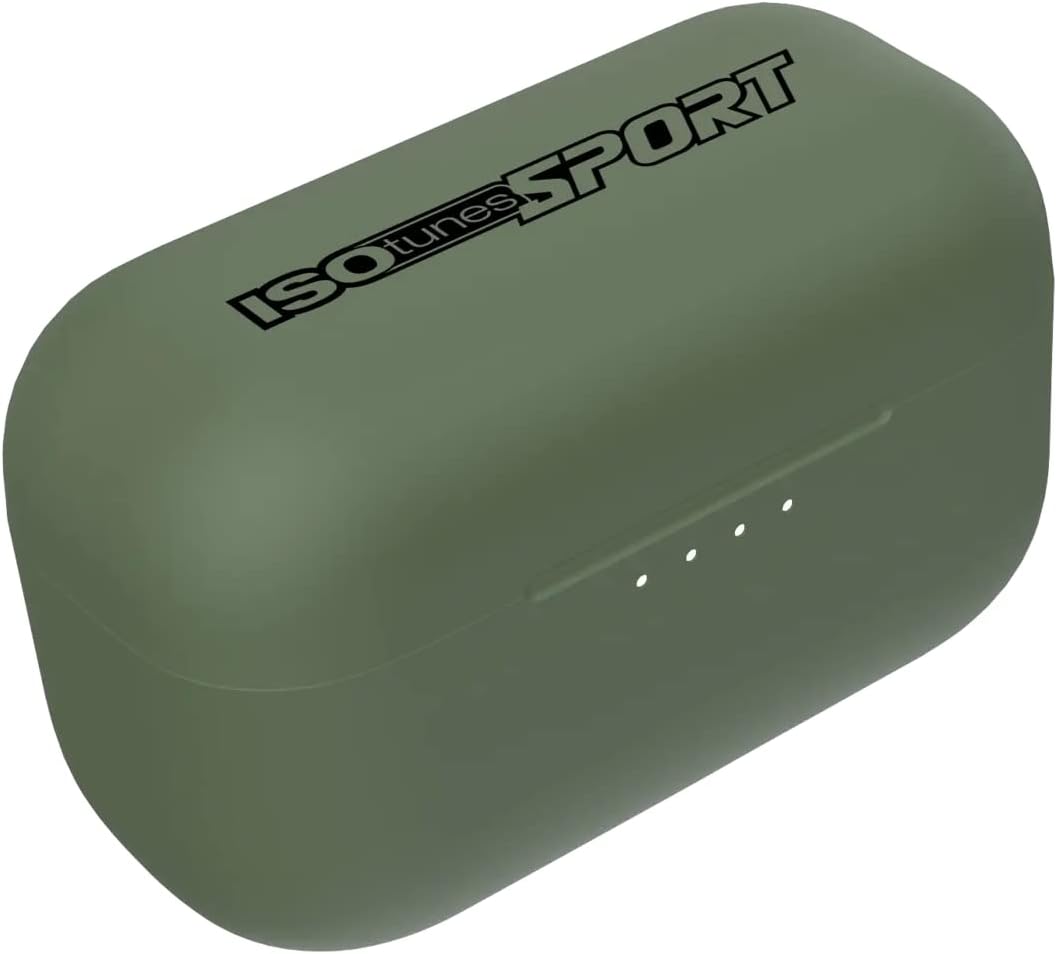 ISOtunes Sport Caliber Shooting Earbuds: True Wireless Bluetooth Hearing Protection, Water and Dust Proof, 13 Hour Battery, 25 dB Noise Reduction Rating (NRR)