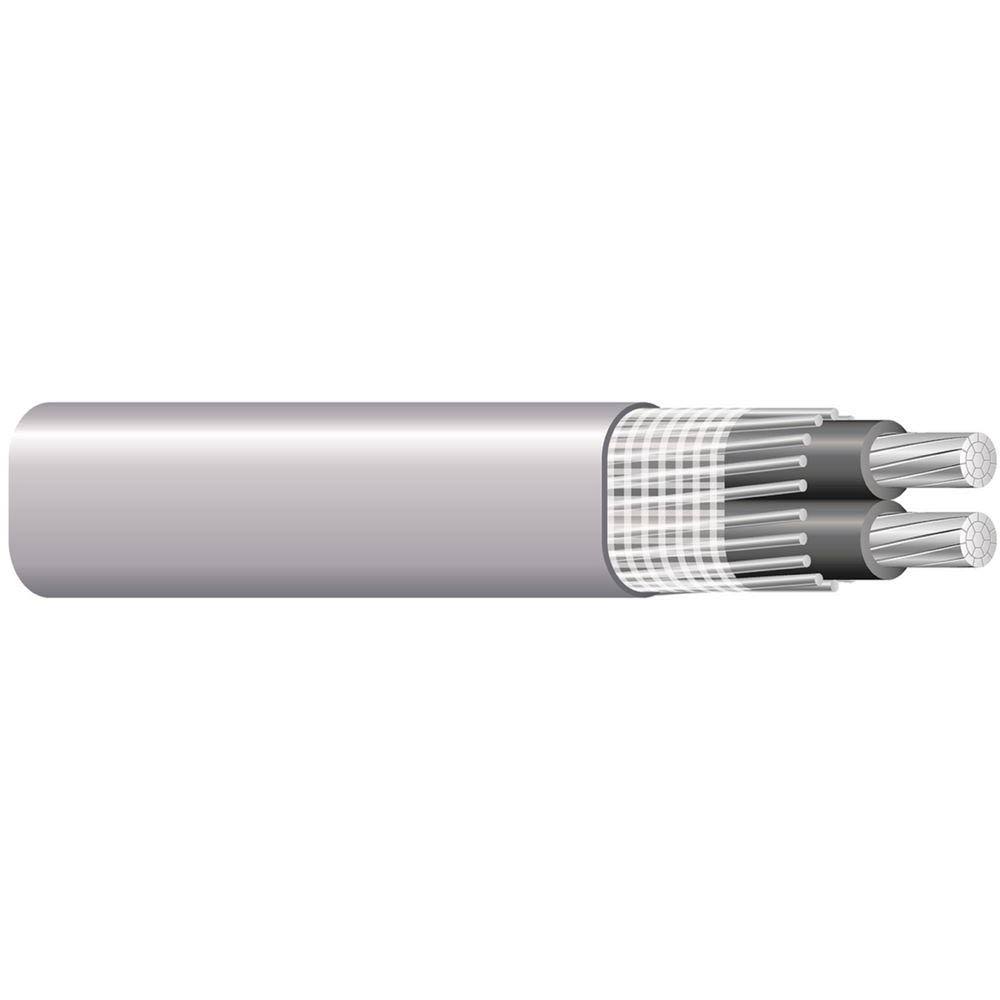 Southwire 250 ft. 6-6-6-6 Gray Stranded Al Ser Cable 13099702