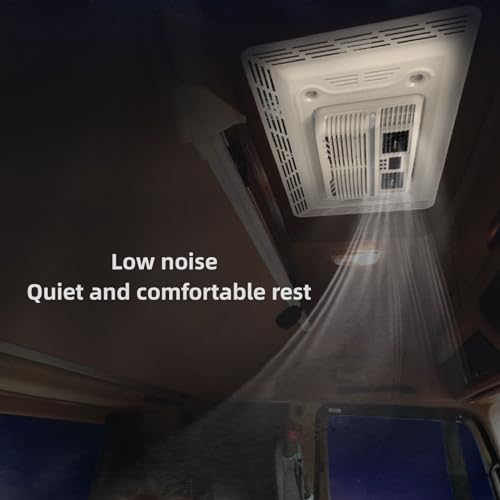NEKPOKKA Universal 12V Electric Air Conditioner Large Vehicle Silent Roof Air Conditioner Unit for Trailers, Trucks, Campers, Buses, RV Air Conditioner 12 volt DC Air Conditioner 9000btu