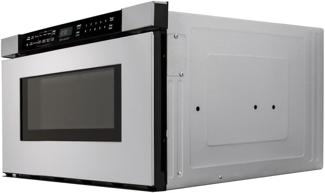 SHARP SMD2440JS 24 in. 1.2 cu. ft. Built-In Stainless Steel Microwave Drawer Oven