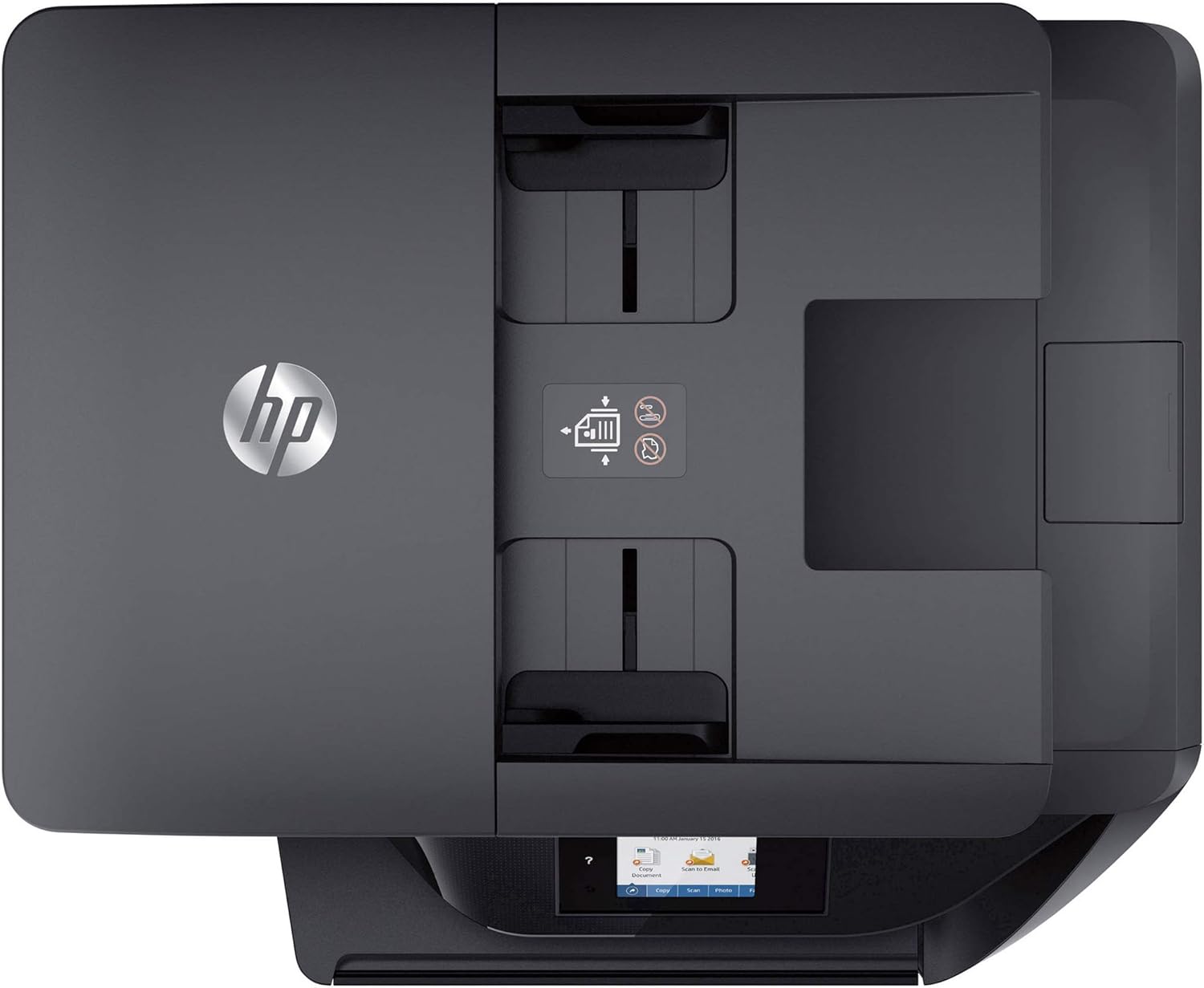 HP OfficeJet Pro 69Series Color Inkjet All-in-One Wireless Printer - 4-in-1 Print, Scan, Copy, Fax for Office - Instant Ink Ready - 2.65" CGD Touchscreen, 20 ppm Print Speed, Cbmoun Printer Cable
