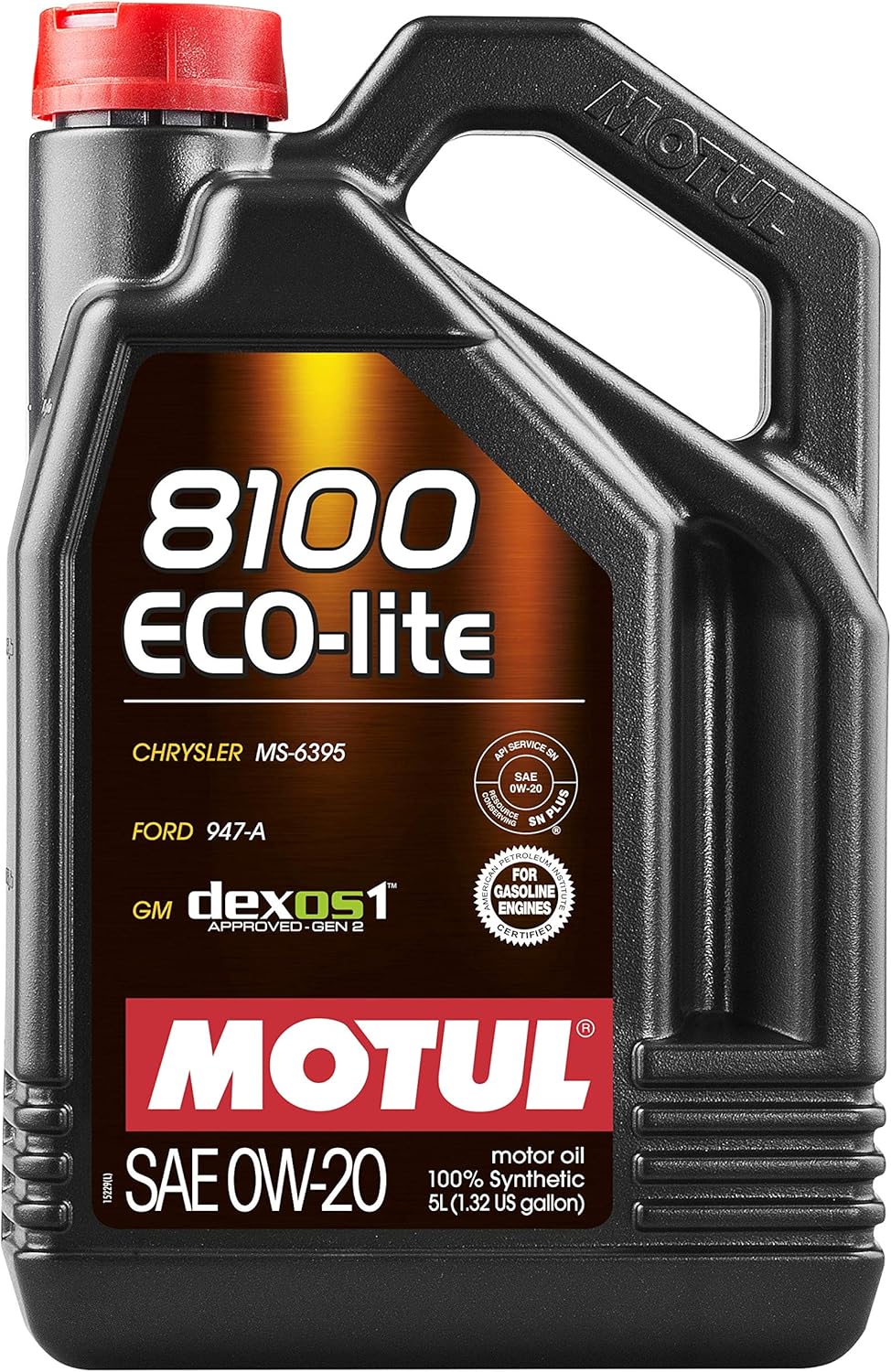 Motul 5L Synthetic Engine Oil 8100 0W20 ECO-LITE Pack of 2