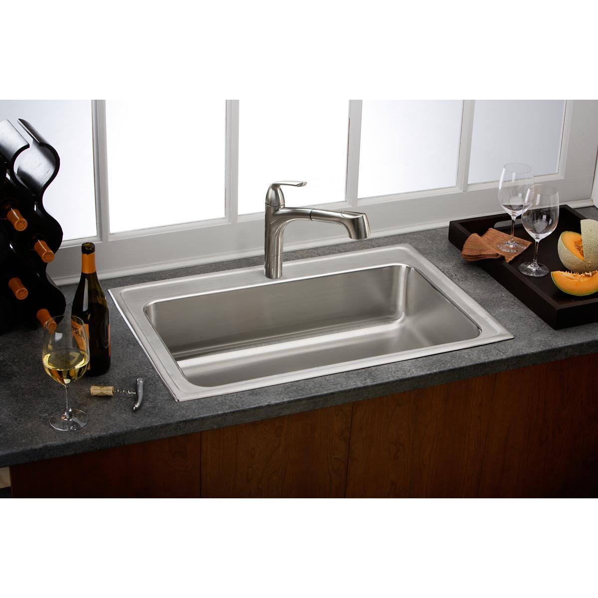Elkay LKGT1041RB Gourmet Pull Out Single Handle Kitchen Faucet Oil Rubbed Bronze
