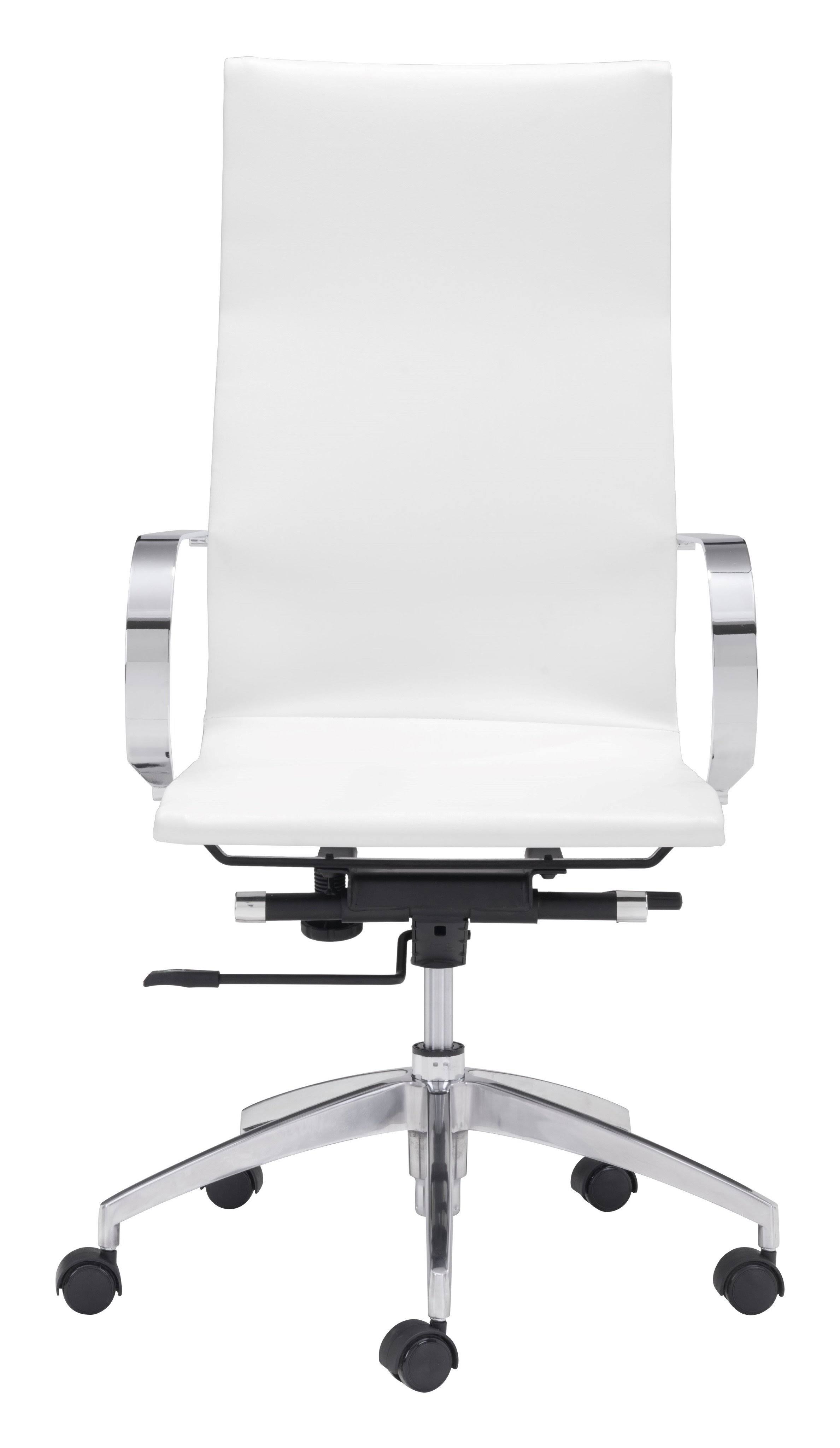 Zuo Modern Glider Hi Back Office Chair Black