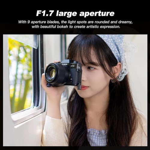 VILTROX Pro 27mm f/1.2 F1.2 XF Fuji for Fujifilm X Mount Lens,27mm APS-C X Lens for Fuji X-T5 X-H2S X-S20 X-T4 X-S10 X-T200 X-T30 II X-H1 X-T30 X-A7 X-Pro3 X-E4 X-T2 X-Pro2