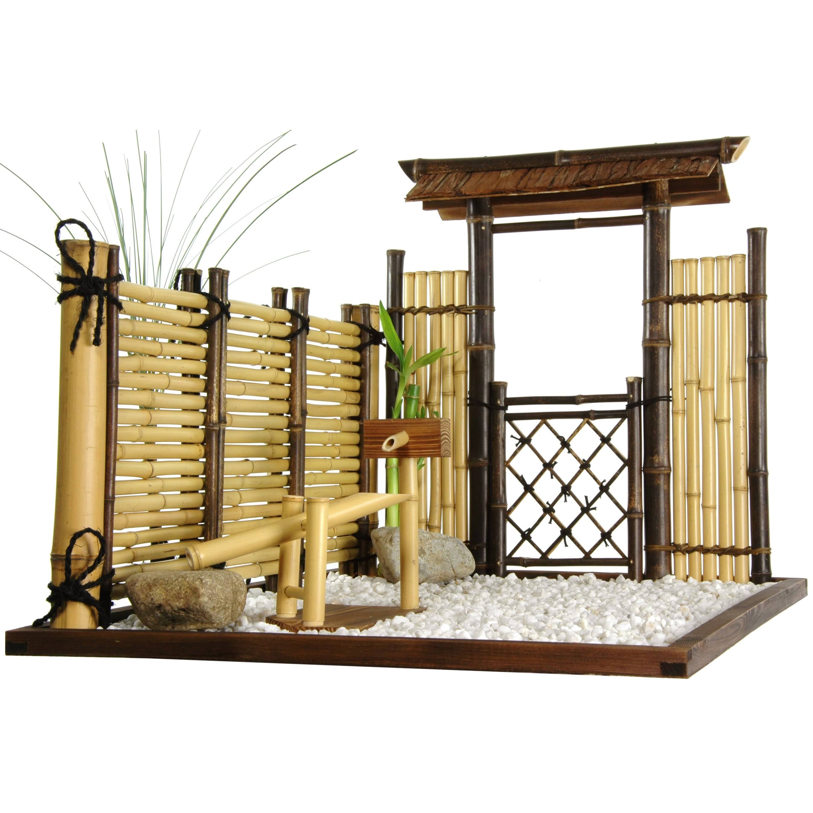 Oriental Furniture Zen Bamboo Mini Garden