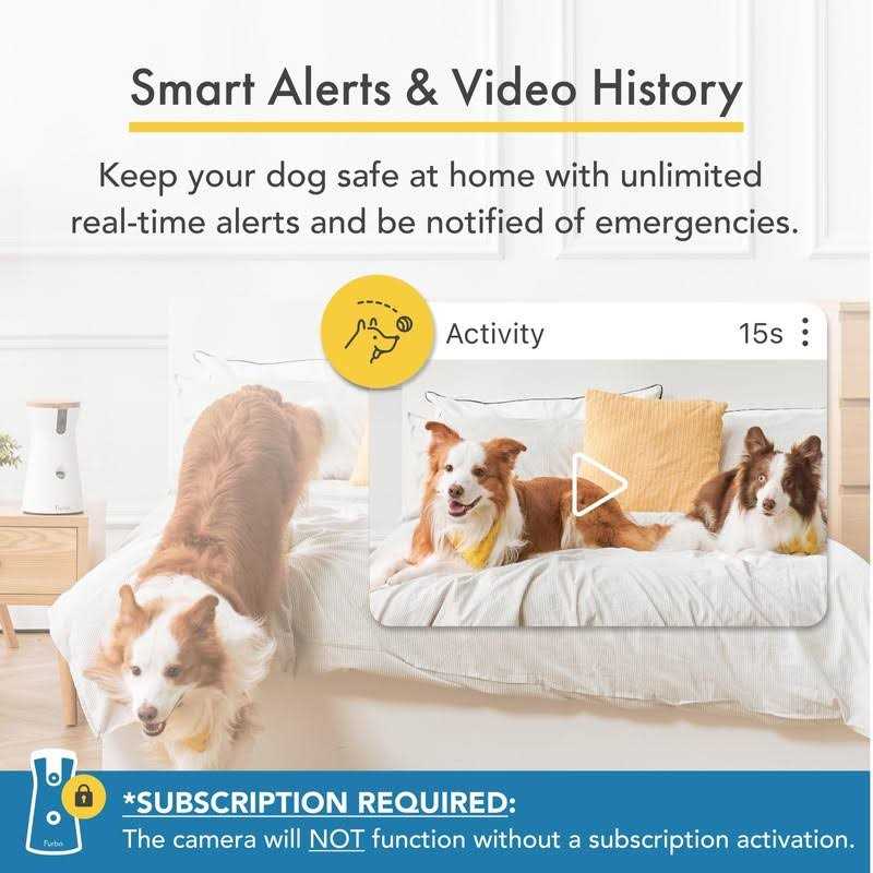 Furbo 360° Dog Camera w/Subscription Smart Camera Designed for Dogs - Pet Supplies online store