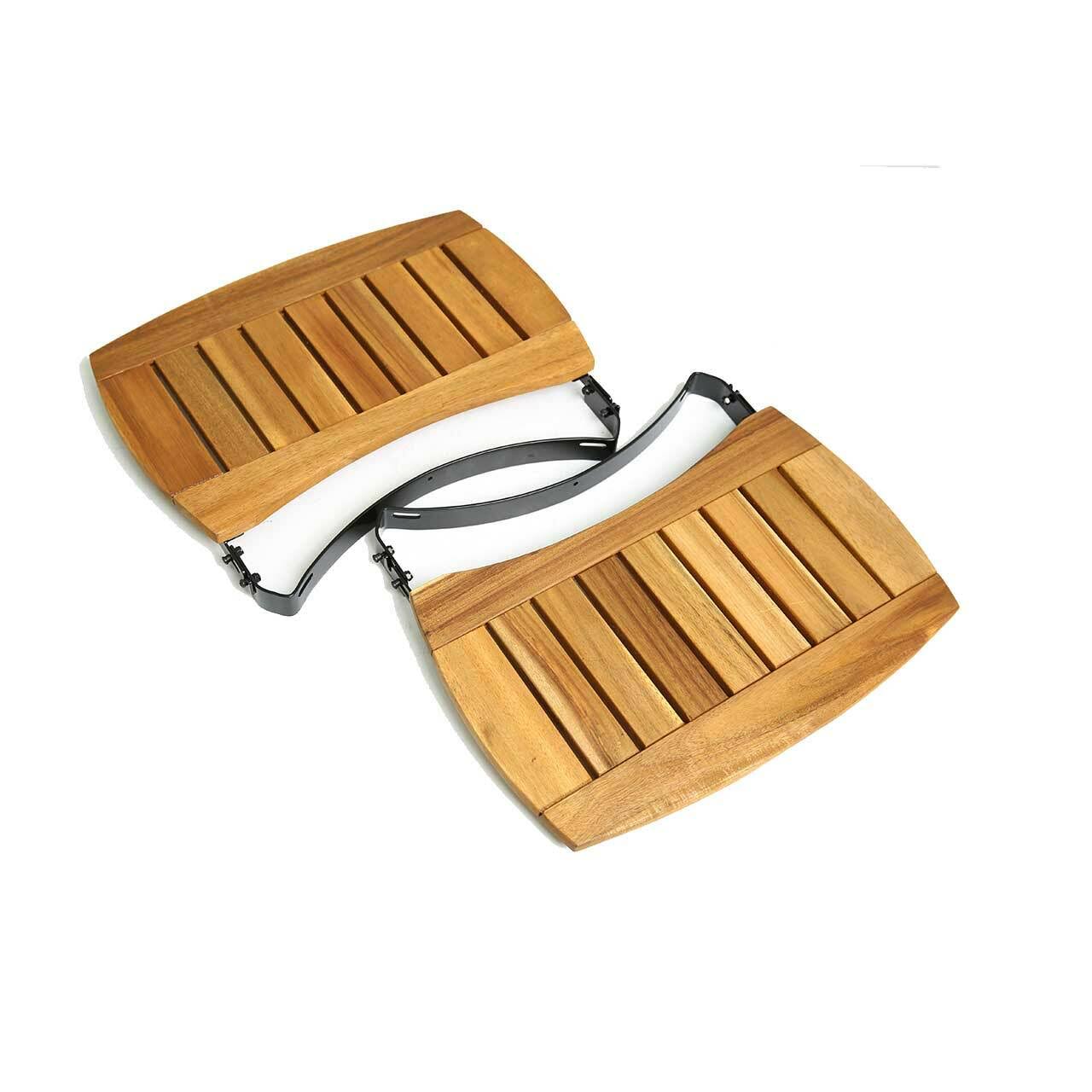 Big Green Egg Side Shelves, Acacia Wood, Extra Large
