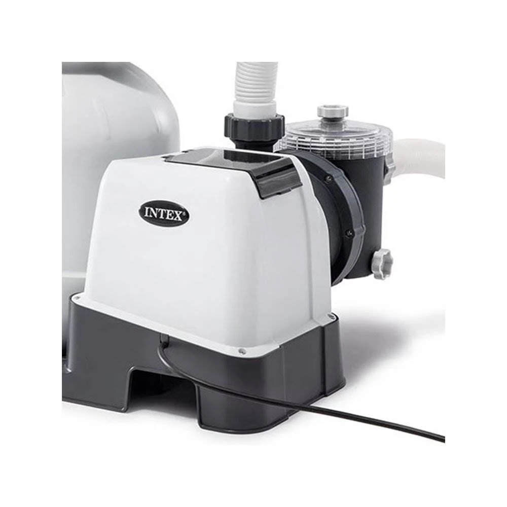 Intex 2100 GPH Above Ground Pool Sand Filter Pump with Automatic Timer