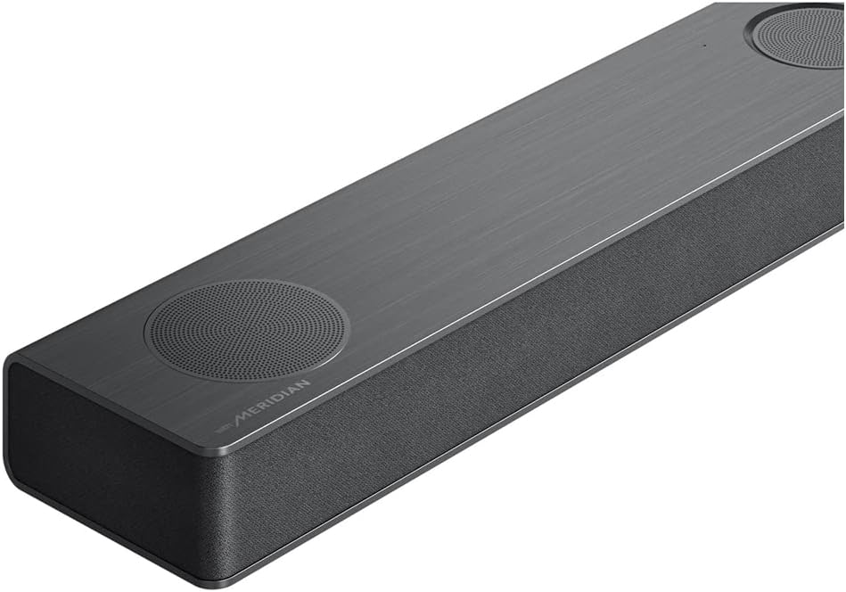 LG S80QY 3.1.3ch Sound bar with Wireless subwooer and Center Up-Firing, Dolby Atmos DTS:X, Works with Airplay2, Spotify HiFi, Alexa, High-Res Audio, IMAX Enhanced, LG TV Synergy, HDMI eARC