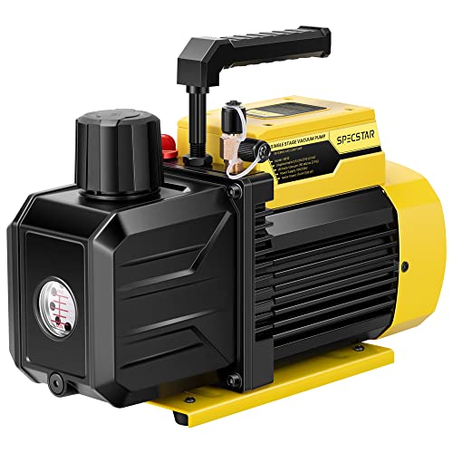 SPECSTAR HVAC Air Vacuum Pump for R12 R22 R134a R410a Systems…