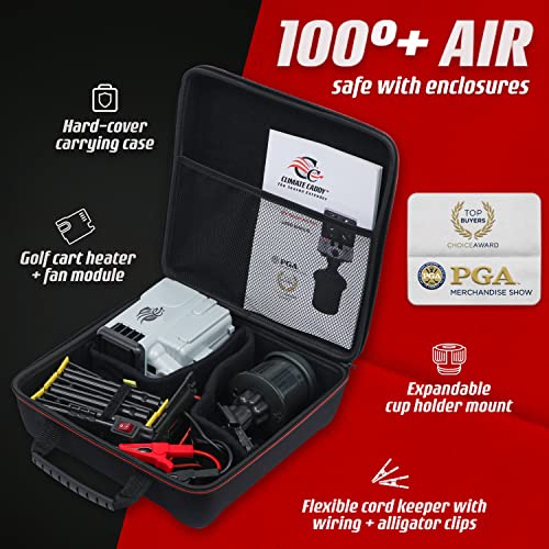 Climate Caddy 48V Electric Golf Cart Heater and Fan