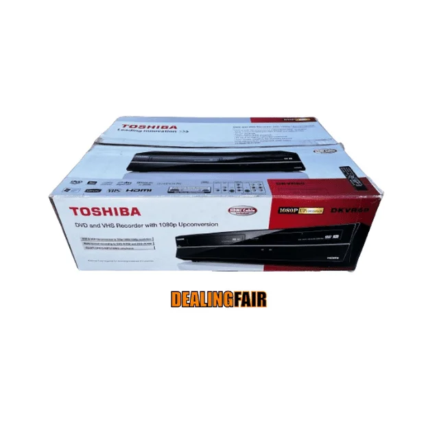 New Toshiba DKVR60 DVD/VCR Recorder Combo Player - Curated Treasures Market