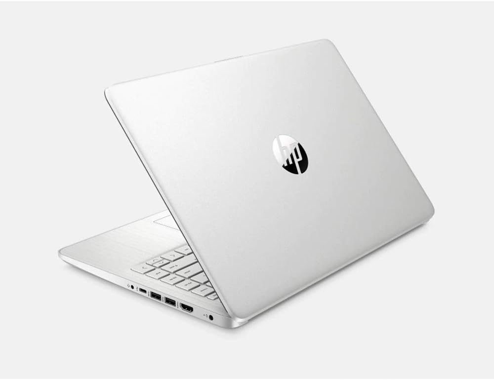 2022 HP 14" HD Touchscreen Laptop Computer, AMD Ryzen 3-3250U Processor, 8GB RAM, 128GB SSD, HD Audio, 720p HD Webcam, AMD Radeon Graphics, Bluetooth, HDMI, Windows 11, Silver, 32GB SnowBell USB Card