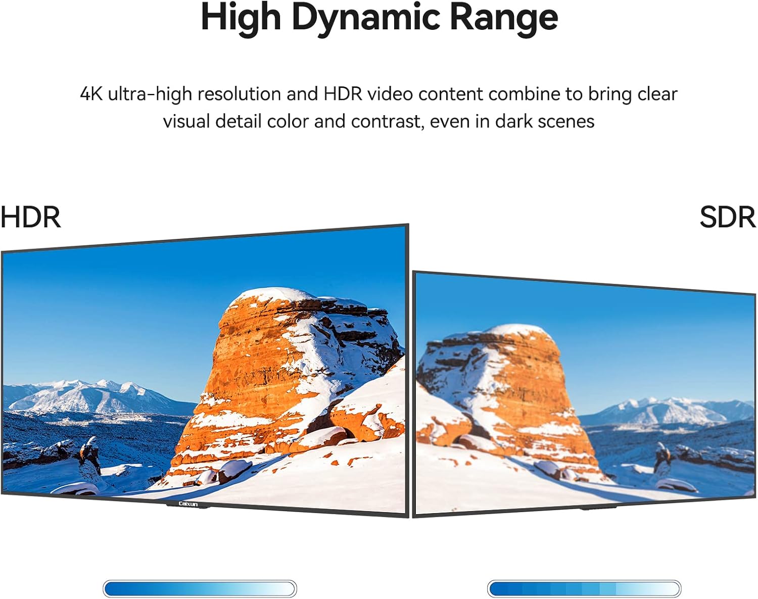 Caixun EC50S1A, 50 inch 4K UHD HDR Smart Android TV with Google Assistant (Voice Control), Screen Share, HDMI, USB, Wi-Fi, Bluetooth(2021 Model)