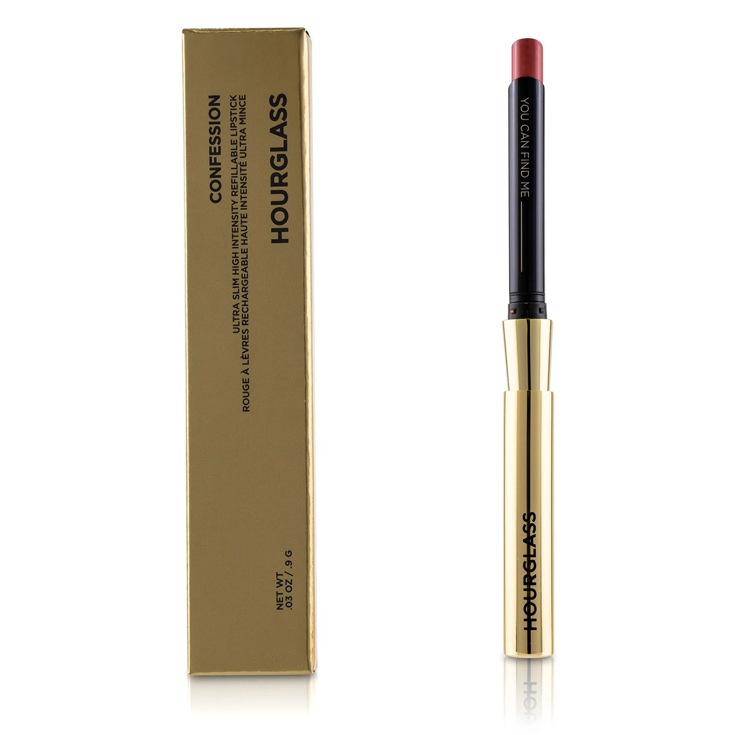 HourGlass Confession Ultra Slim High Intensity Refillable Lipstick - #I Can't Live Without (Red Currant)  0.9g/0.03oz