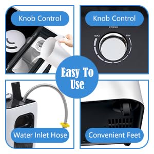 Industrial Commercial Humidifiers Whole House Humidifier Large Room Humidifier 2000ml/h 6.2Gallons Top Fill Water Tank