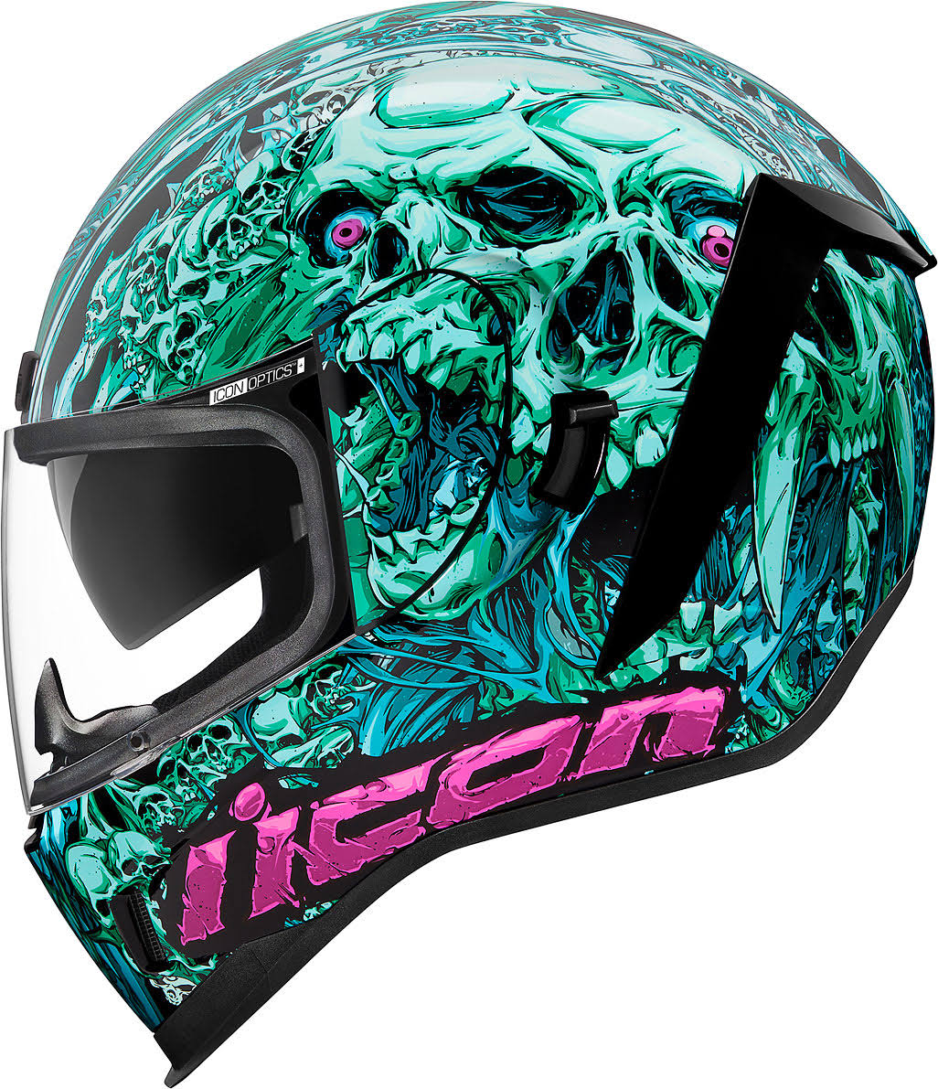 Icon Airform Parahuman Helmet - Blue/Pink - LG