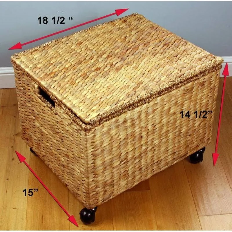 Porch u0026 Den Westphalian Seagrass Wicker Storage Filing Cabinet (Natural - Letter)