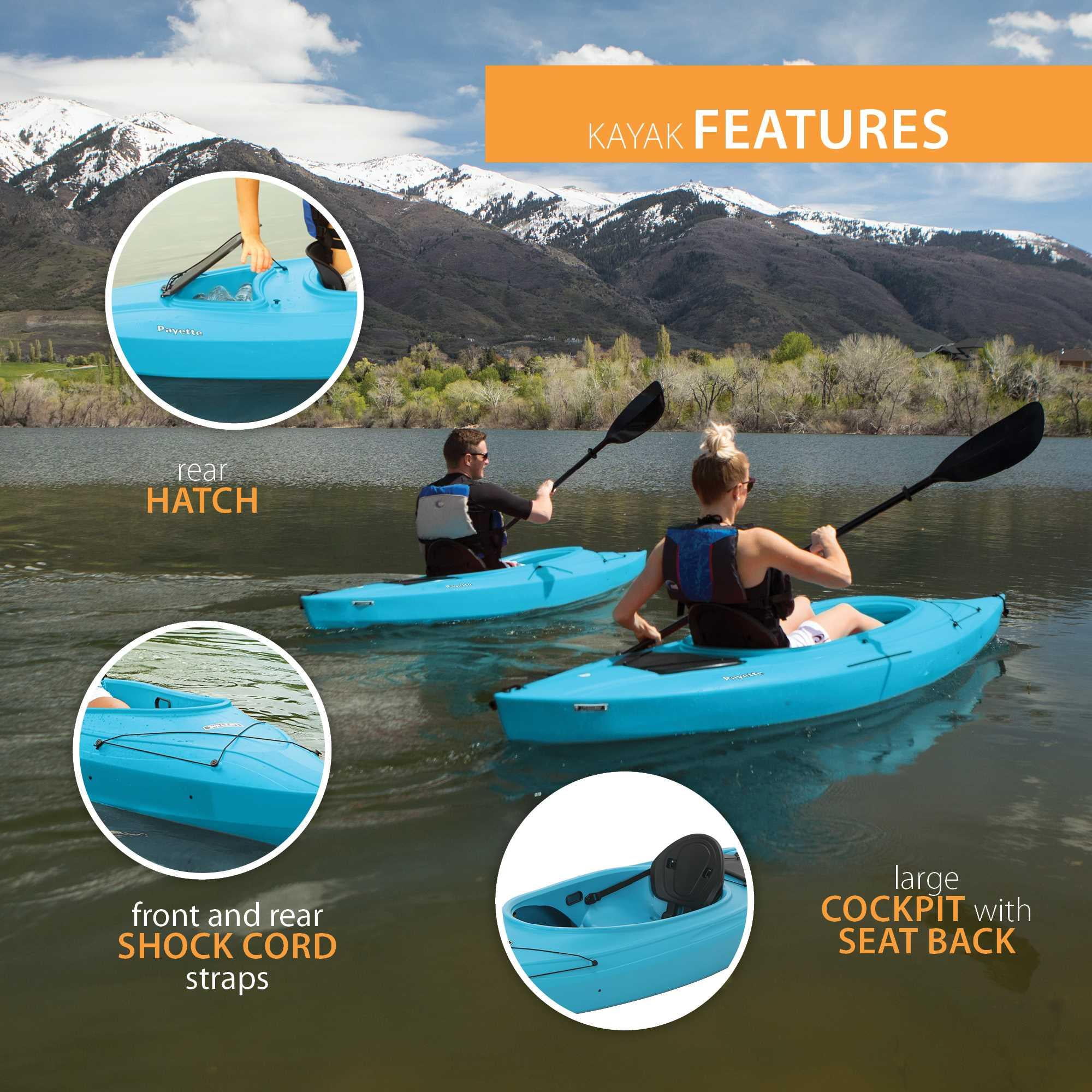 Lifetime Payette 98 Sit-In Kayak - Glacier Blue - 90692