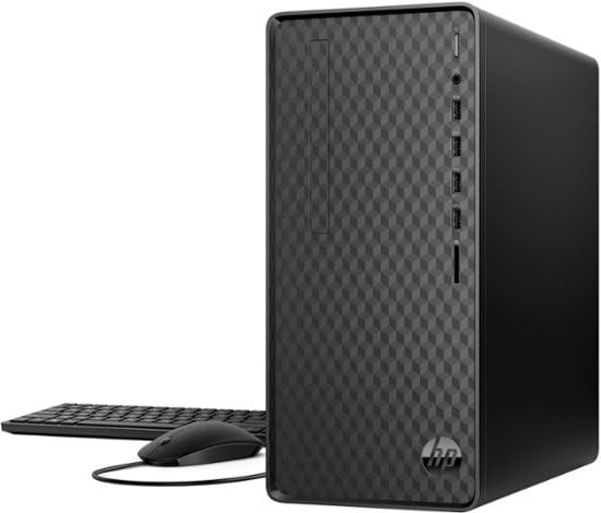 HP 2023 M01-F300 Desktop 8-Core AMD Ryzen 7 5700G AMD Radeon Graphics12GB DDR4 512GB NVMe SSD1TB HDD WiFi AC RJ45 HDMIv2.0 VGA Keyboard Mouse Windows 11 Home w/RE USB