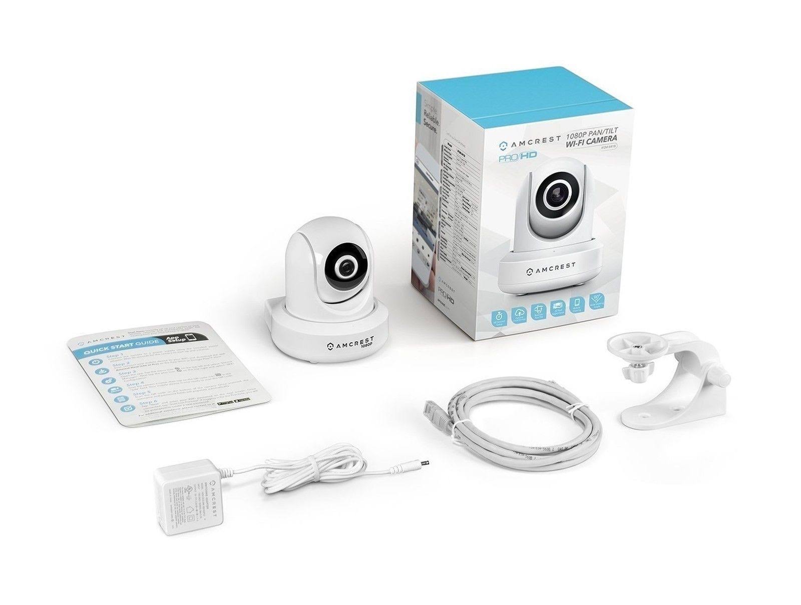 2-Pack Amcrest ProHD 1080p WiFi/Wireless IP Security Camera Ip2m-841 Pan/Tilt, 2