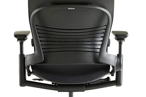 Steelcase Leap Fabric Chair, Black, -