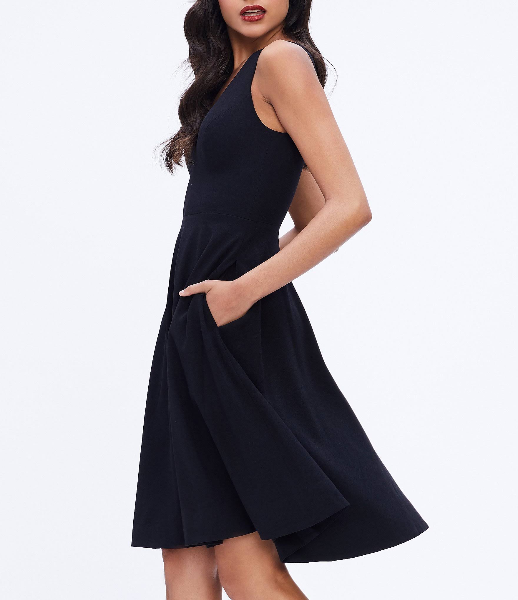Dress The Population Catalina Fit u0026 Flare Dress Blush