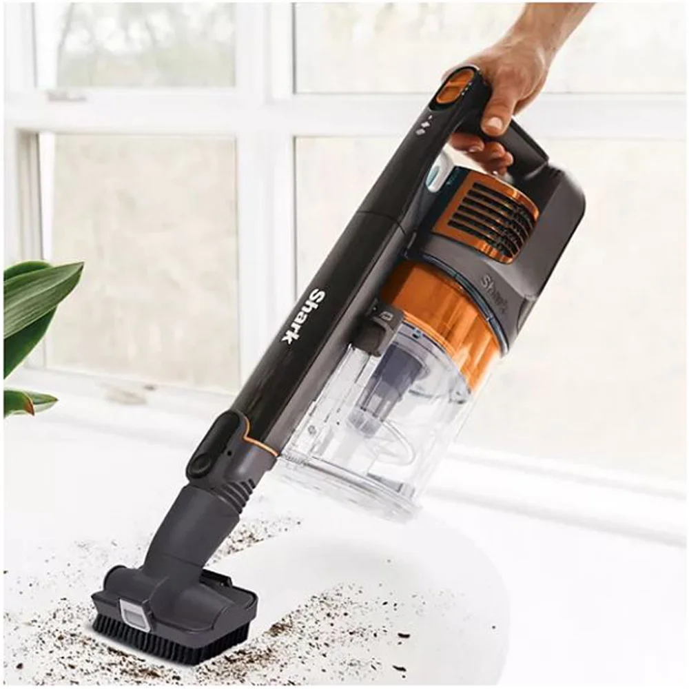 Restored Shark IZ142 Impact Pet Pro Cordless Vacuum with Zero-M Orange (Refurbished)