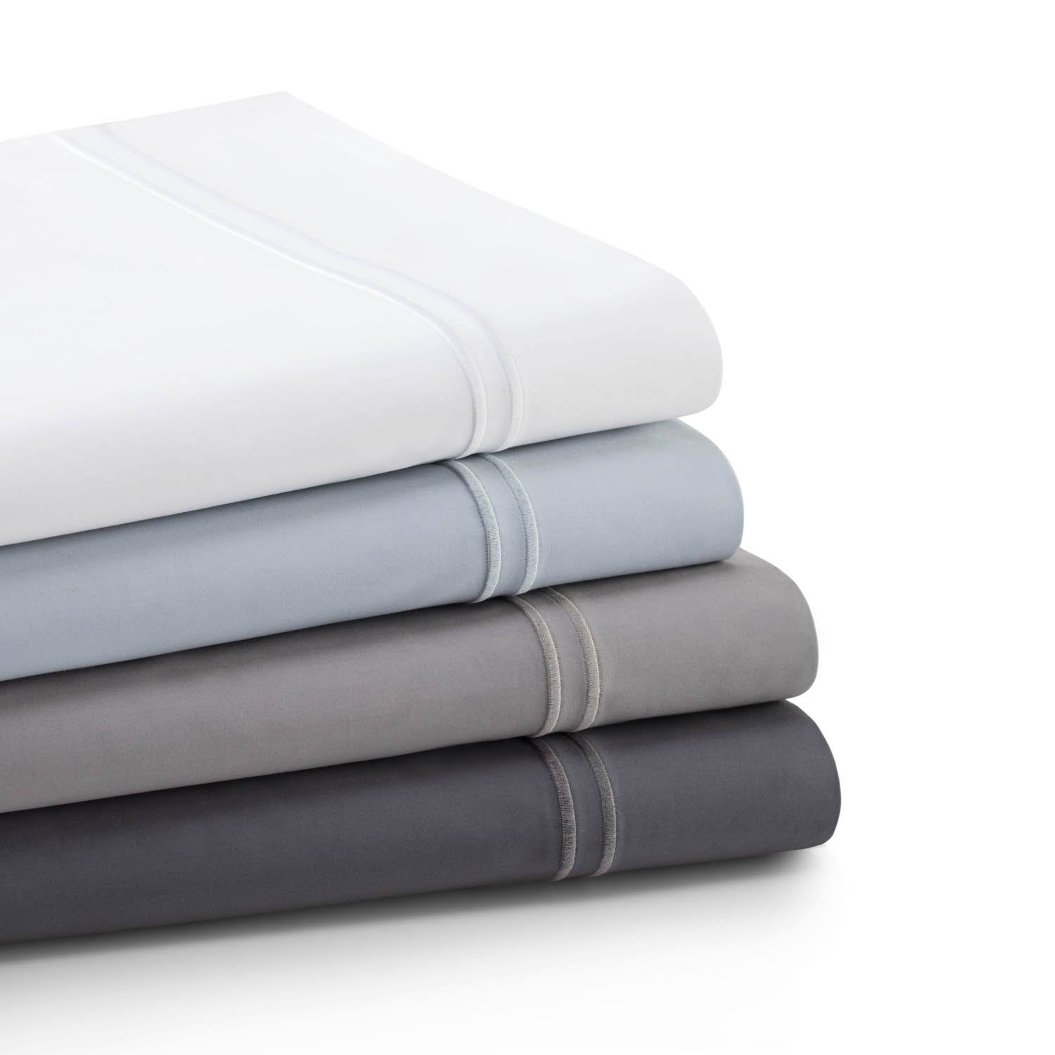 Malouf Supima Cotton - Queen Charcoal Sheets