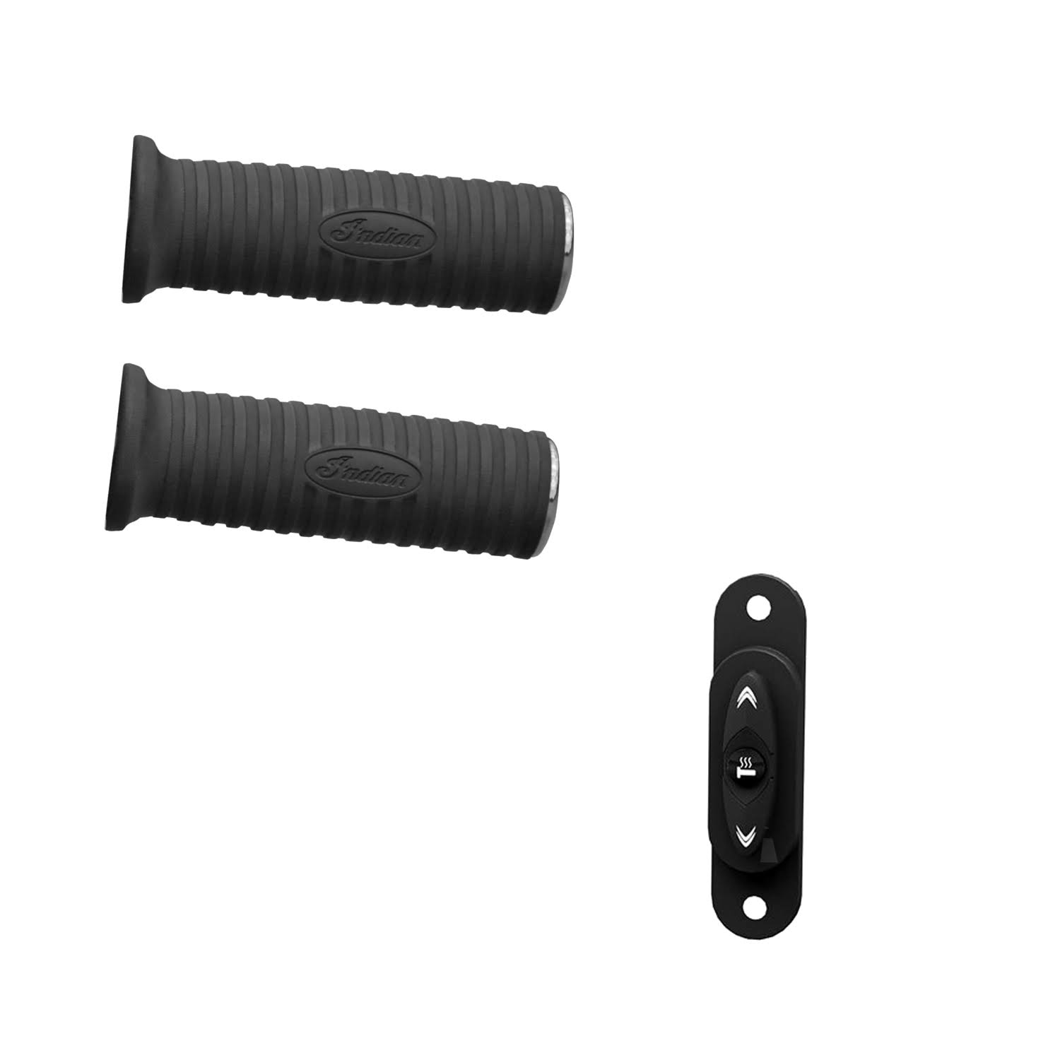 Indian Motorcycle Heated Handlebar Grips - Black 2882424