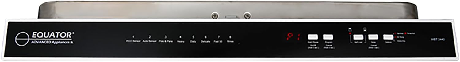 24" Top Control Built-in Dishwasher with Third Rack Finger Resistant in White, Energy Star made in Europe