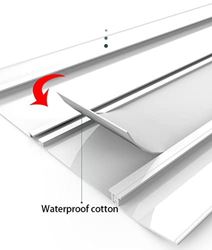 Air Conditioner Deflector Ceiling Central Air Conditioning Angle Adjustable Air Deflector, for Various Shapes of Air Outlets, for Commercial Office Public Area Home, Easy Installation