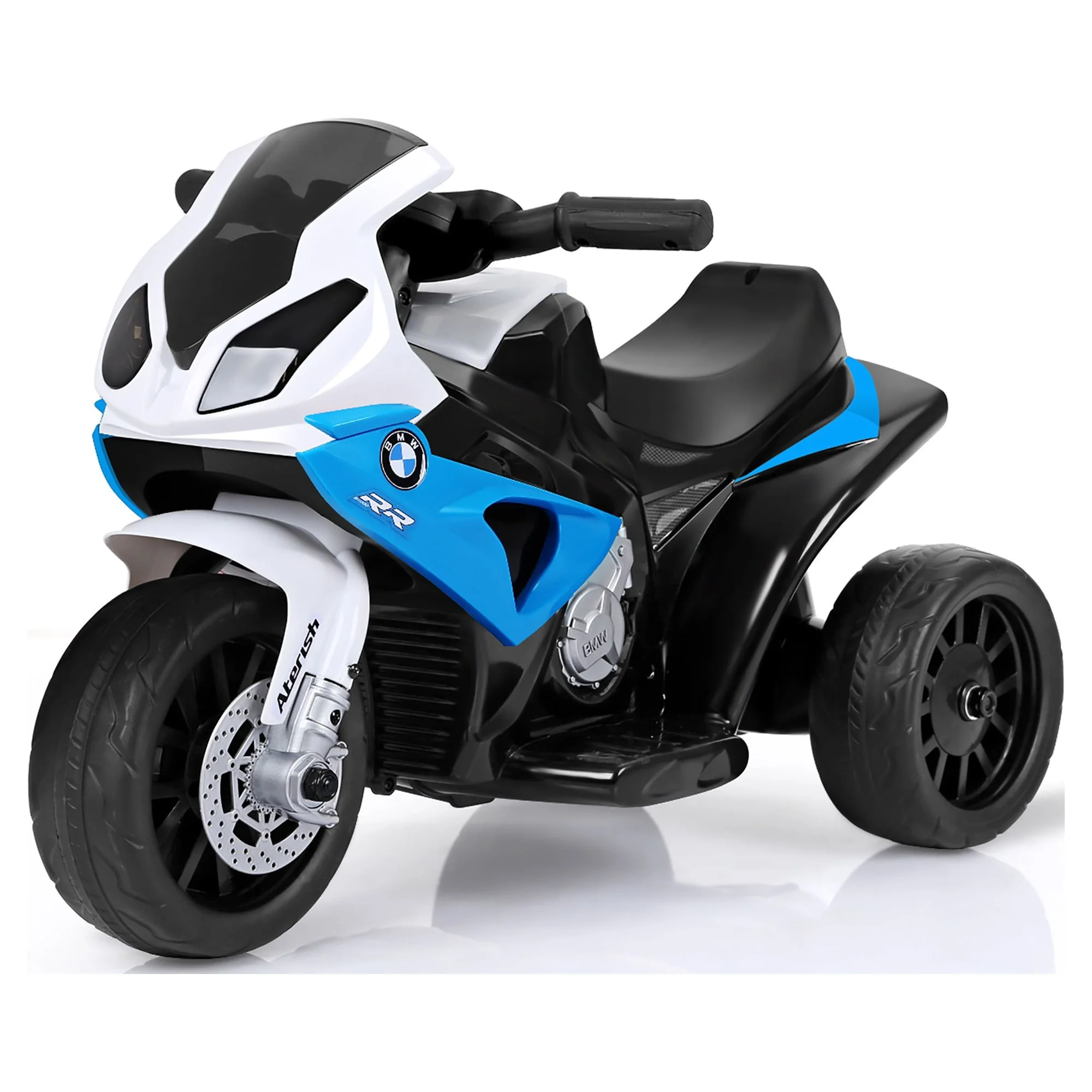 Costway Kids Ride On Motorcycle BMW Licensed 6V Electric 3 Wheels Bicycle with Music & Light (Suitable for 18-36 Months Age)