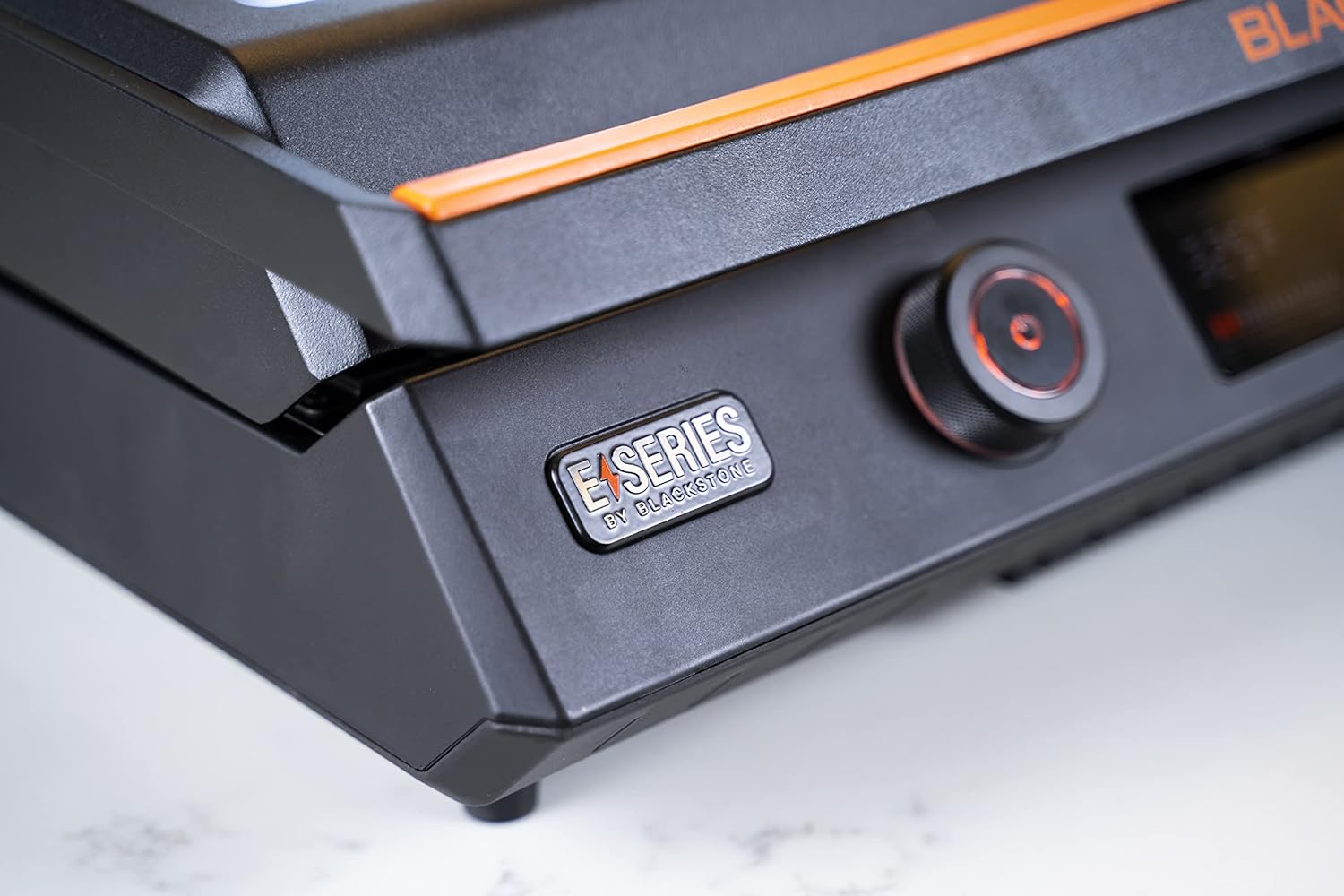 22" Electric Griddle Nonstick with Lid, 8001 E-Series Tabletop Large Griddle with Seasoning By Blackstone For Indoor and Outdoor Use, Wholesalehome Cloth Included