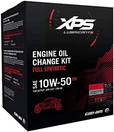 Can-Am 4T 10W-50 Synthetic Oil Change Kit for Rotax 900 ACE engine 779261