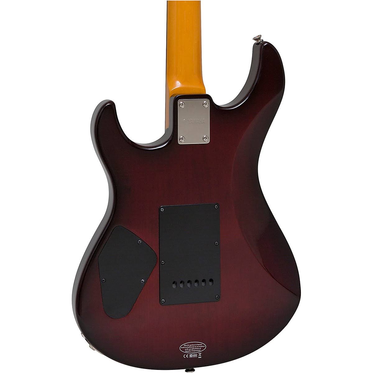 Yamaha Pacifica 611VFM Electric Guitar - Dark Red Burst with Rosewood Fretboard