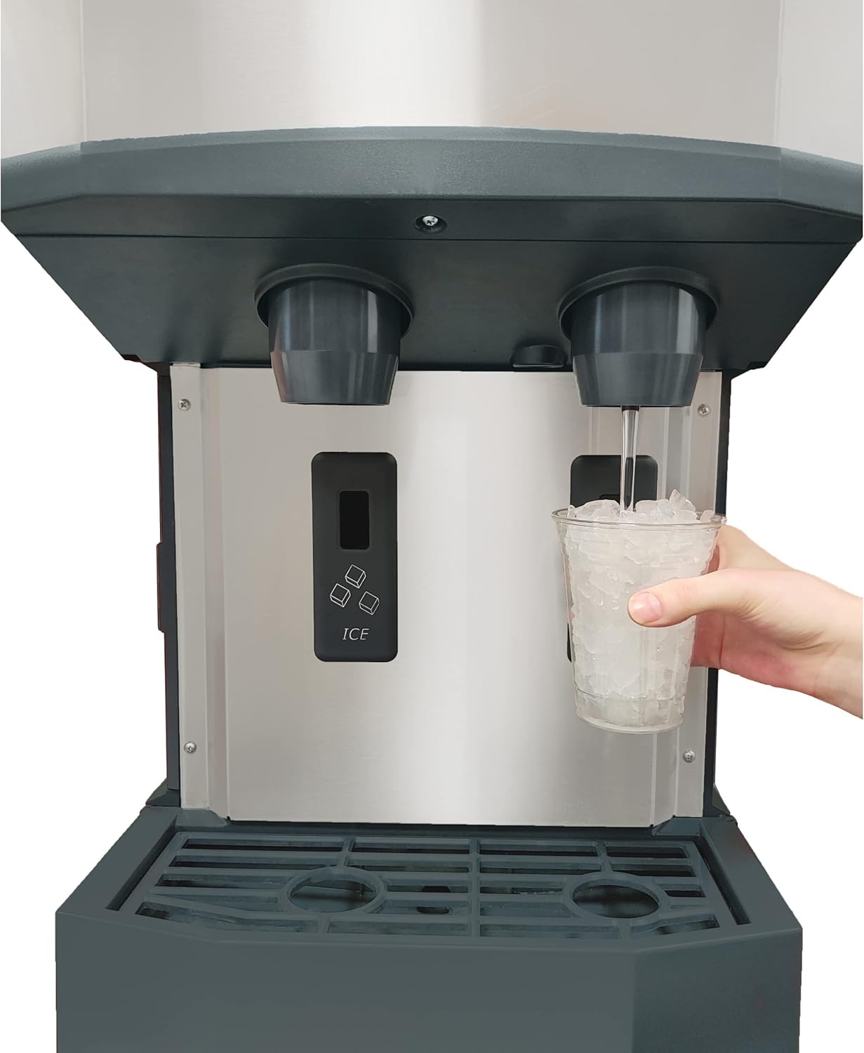 Scotsman HID540A-1 Meridian Countertop Air Cooled Ice Machine and Water Dispenser - 40 lb. Bin Storage